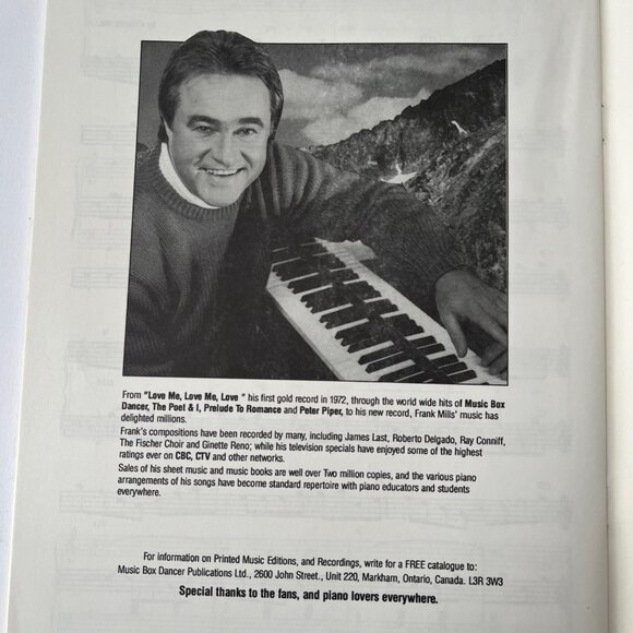 FRANK MILLS and FRIENDS Songbook, Gather Round the Piano, Easy Piano Arrangement - Picture 4 of 4